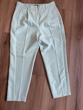 Express Mint Green High-Rise Dress Pants